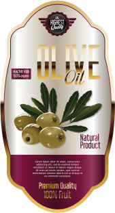 Przykład etykiety z metalizacją