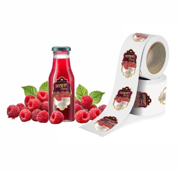 Etykiety samoprzylepne na roli